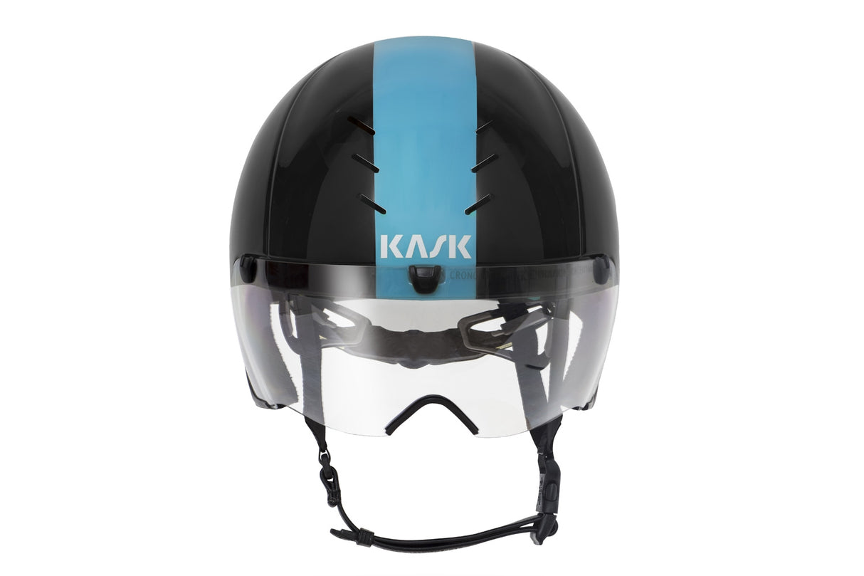 Kask Mistral Black/light blue CHE00050219